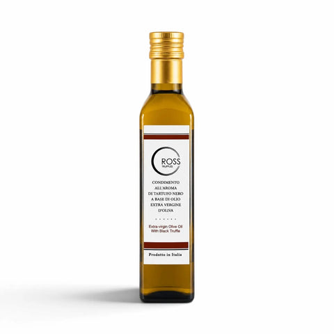 250 ml bottle of Black Truffle Olive Oil with 2% Tuber melanosporum flavouring