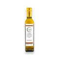 Olive oil bottle with gold cap and label for dog training black truffle oil product