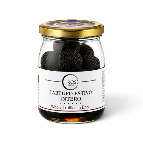 ガラス瓶入り塩水漬けサマートリュフ（丸ごと）Tuber aestivum